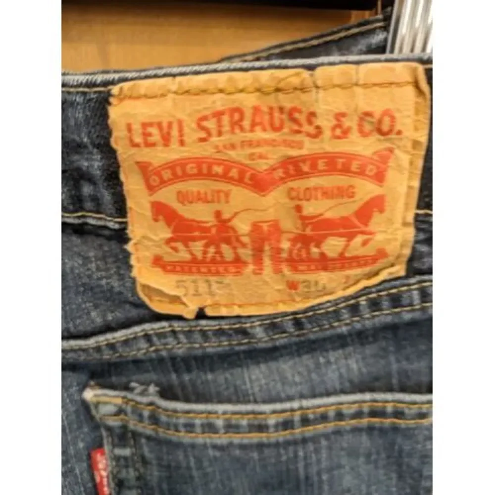 Levi's  511 Slim Fit Jeans Men's 30X30 Blue‎ Mid Rise